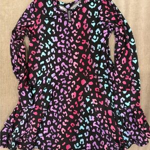 Pixielane Colorful Leopard Print Dress